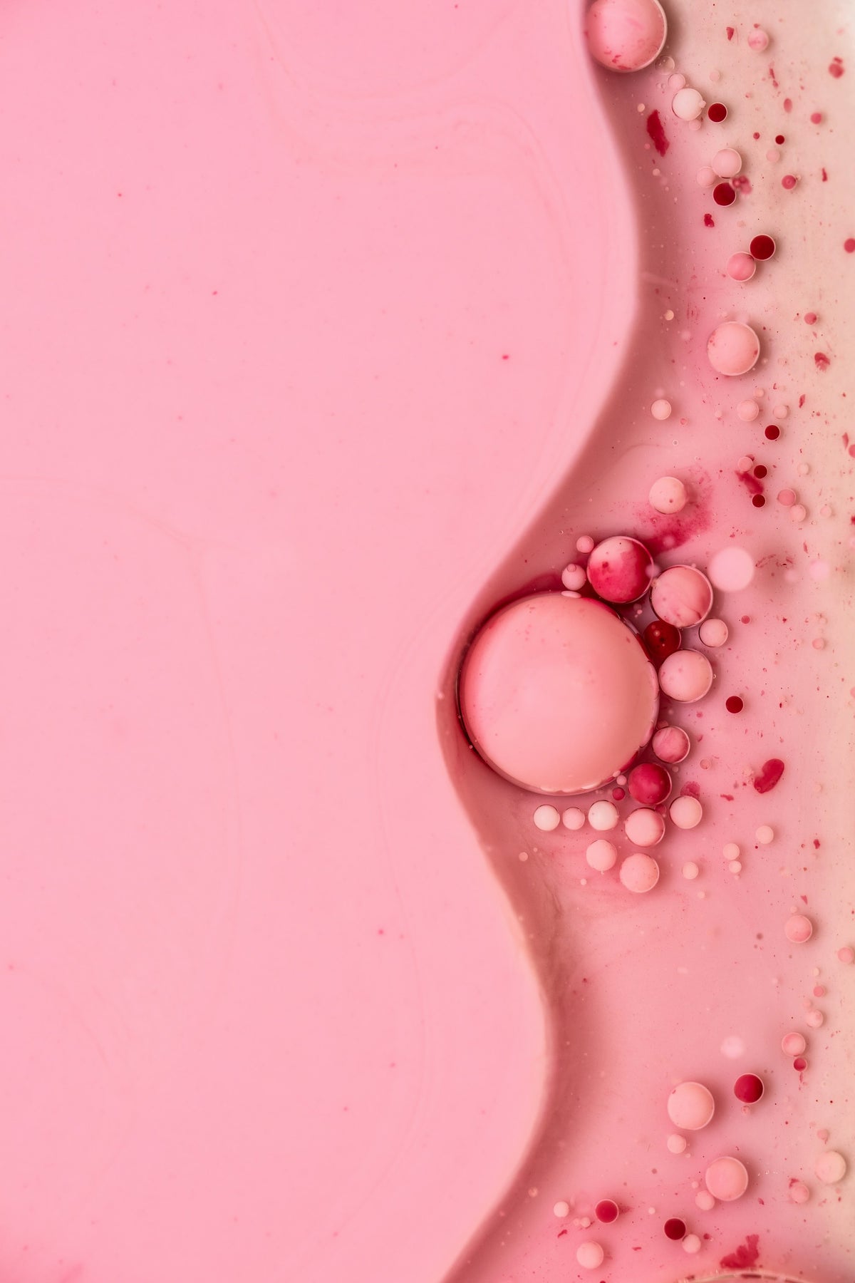Silky rose cream texture